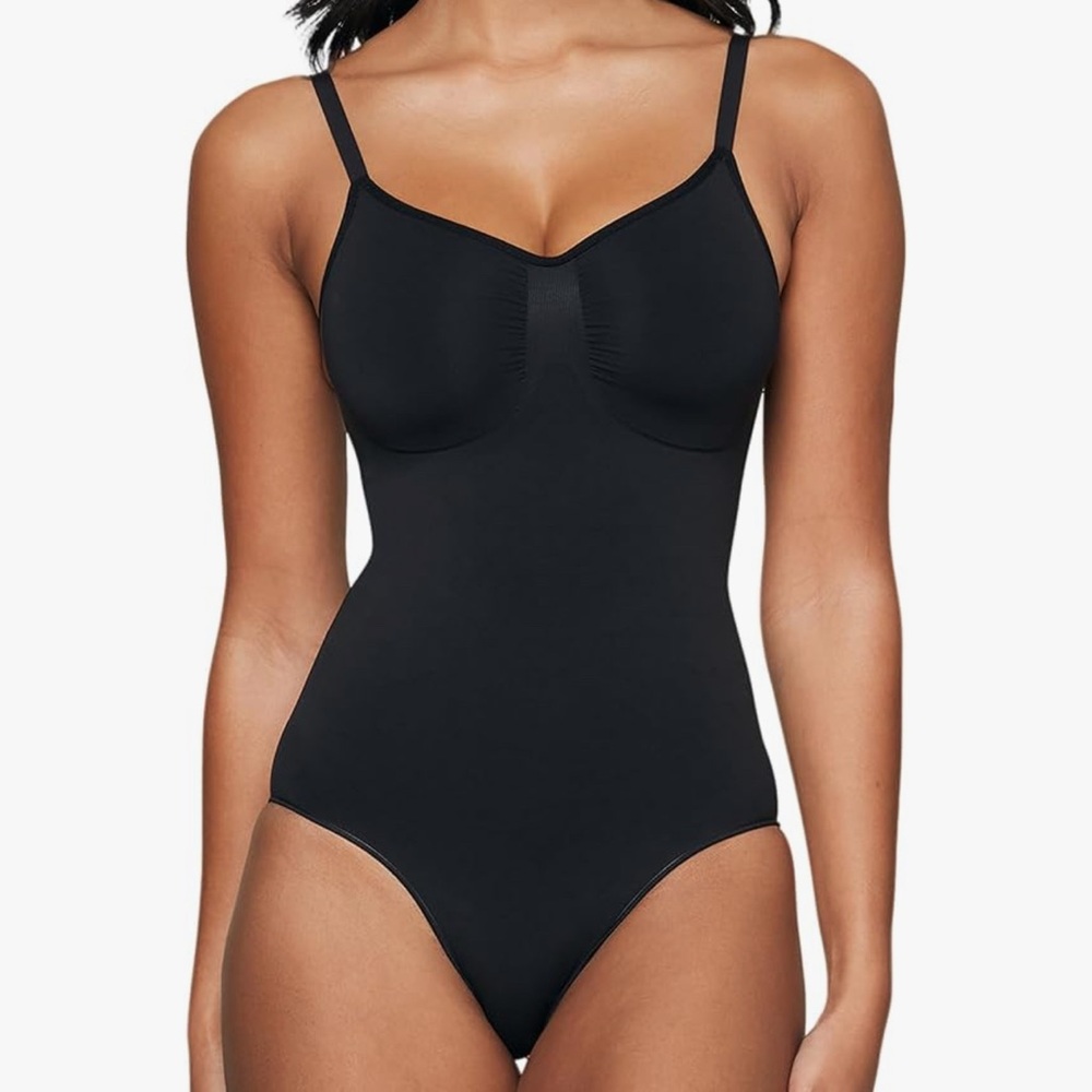 Sleek Black Shapewear Bodysuit size medium